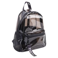 fashion pvc backpack small brand designer multi function mobile phone pockets bag women bags casual bags