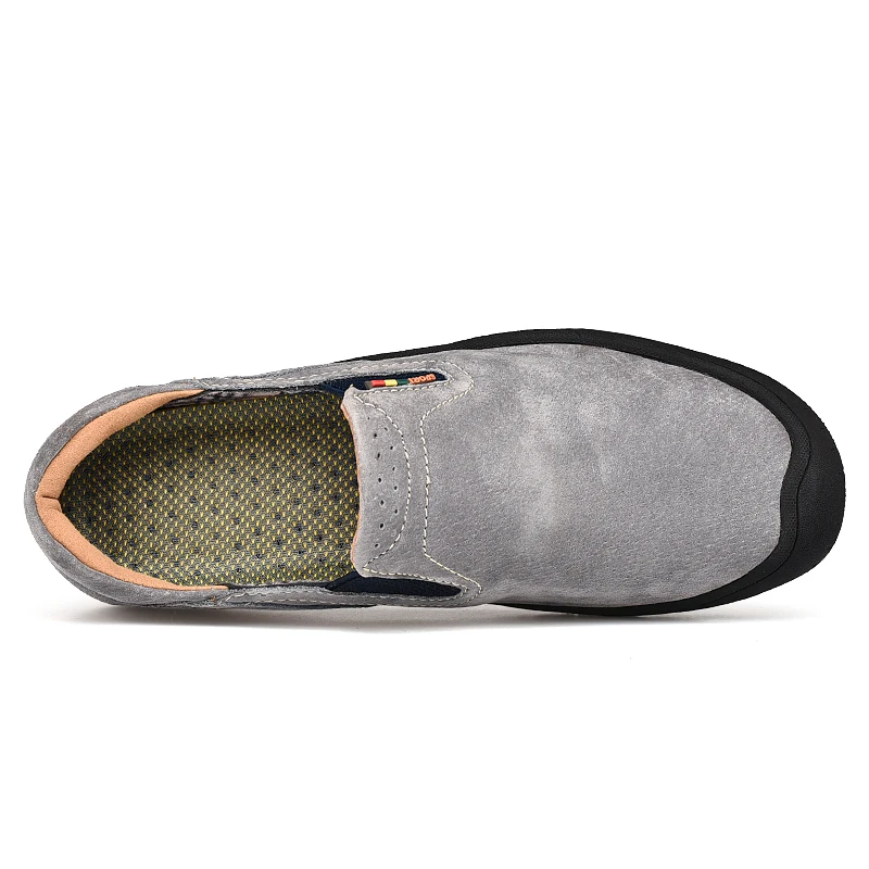 2019 New Autumn Male Shoes Outdoor Casual Adult Breathable Leather Loafers Men Non Slip Rubber Sole Sneakers Size 48 | Обувь