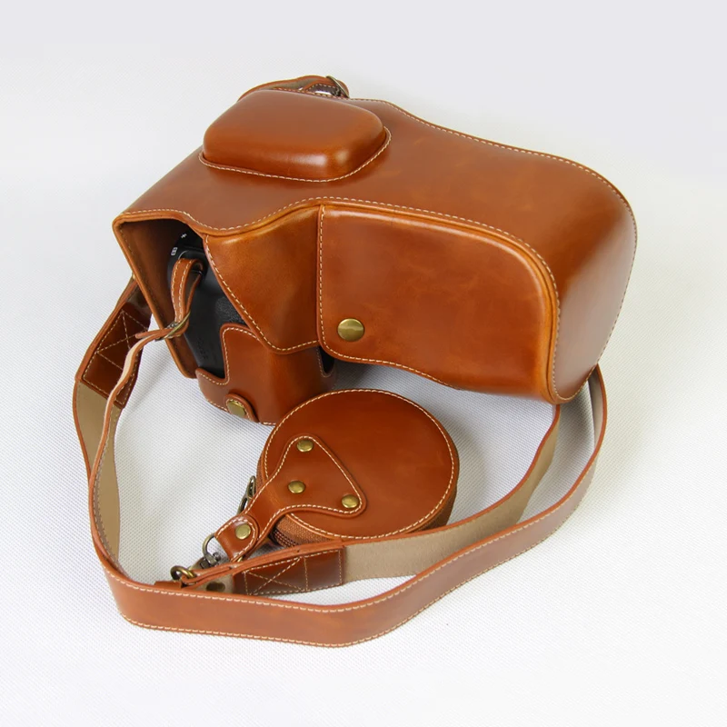 Из искусственной кожи чехол Камера сумка для цифровой однообъективной