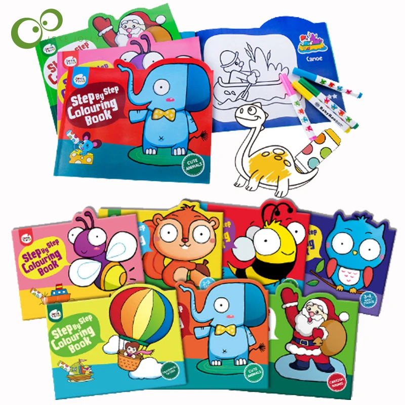 Детская раскраска детская граффити живопись книга Рисование школа картина Книга