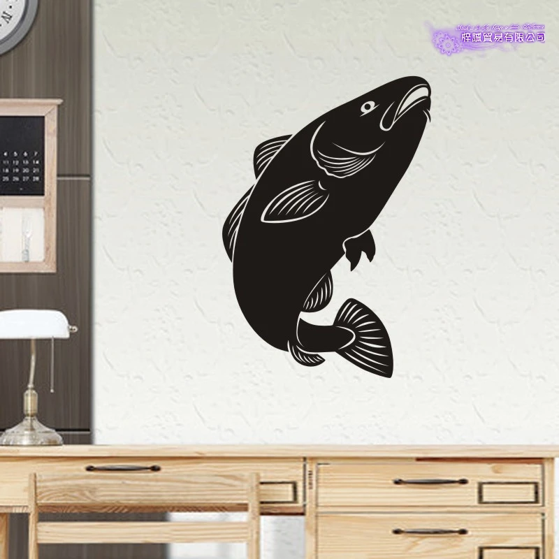 Cod Fish Gadus Morhua наклейка ведро снасти магазин рыболовный крючок аквариум лодка
