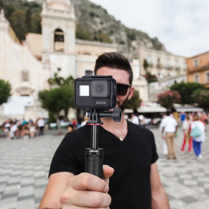 Ulanzi MT-09 Extend Tripod Mini Stand with extension pole Rod for Gopro Hero9 8 7 6 5 Black Session Osmo Action Camera | Электроника