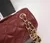 wine red gold chain Модные знаменитые Роскошные брендовые дизайнерские женские сумки через плечо классические ромбовидные решетки высокого качества из овечьей кожи на цепочке - Цвет: wine red gold chain