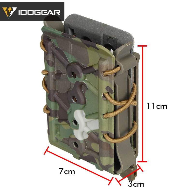 IDOGEAR Тактический Подсумок для журналов MOLLE Mag держатель винтовки подсумок 5 56 7 62 мм