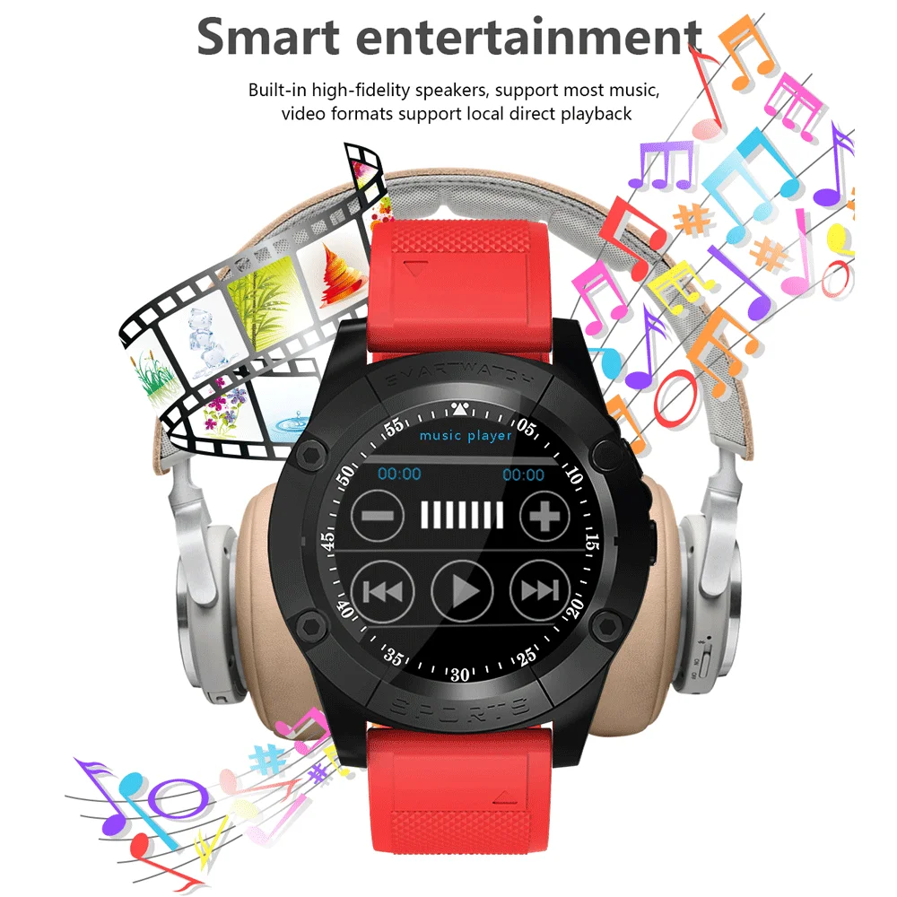 smart watch bracelet fitness tracker touch screen with sim card social network entertainment assistant smart watch men free global shipping