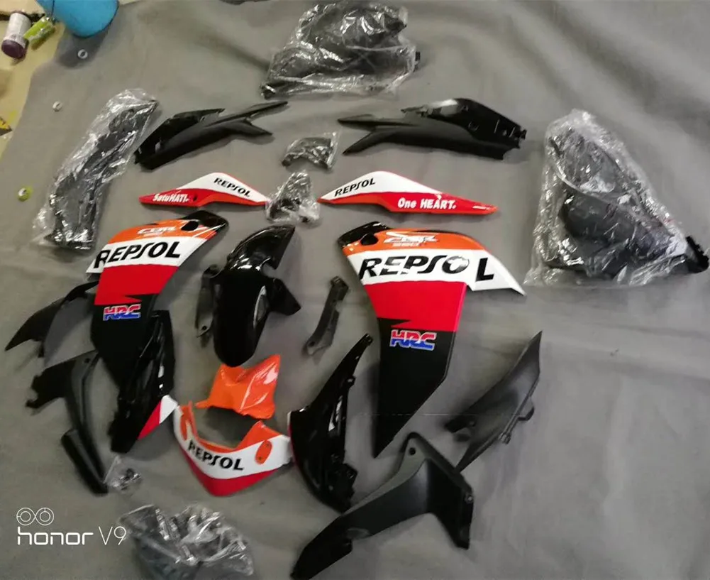 Для Honda CBR250R 2011 2012 2013 мотоцикл обтекатель полный комплект топливного бака крышка