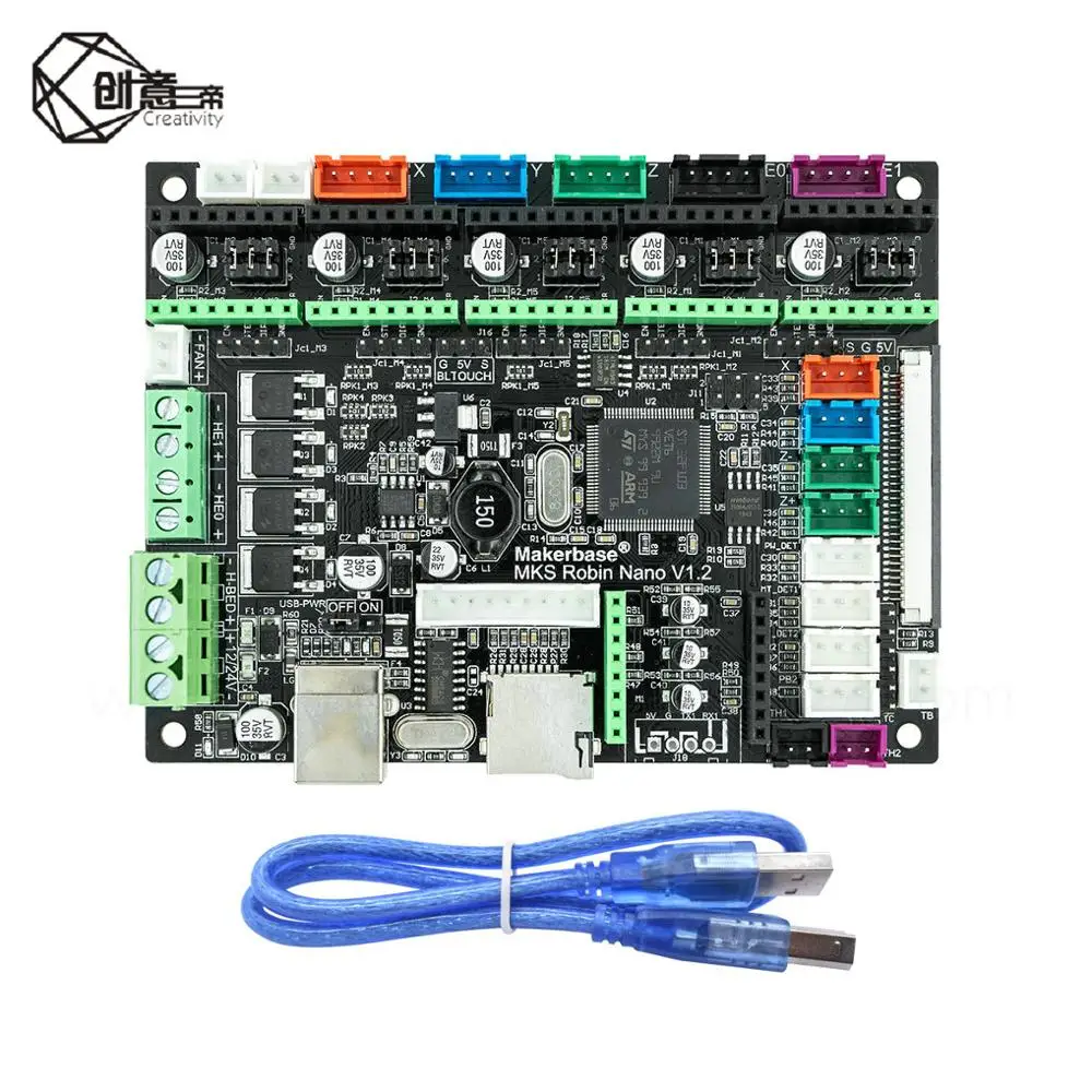 Makerbase MKS Robin Nano V1.2 32 битная плата управления запчасти для 3D принтера поддержка