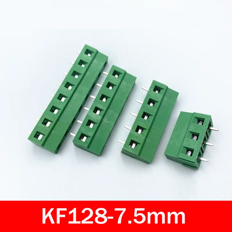 50 шт. KF128-7.5mm печатной платы Клеммная колодка Разъем Американская классификация