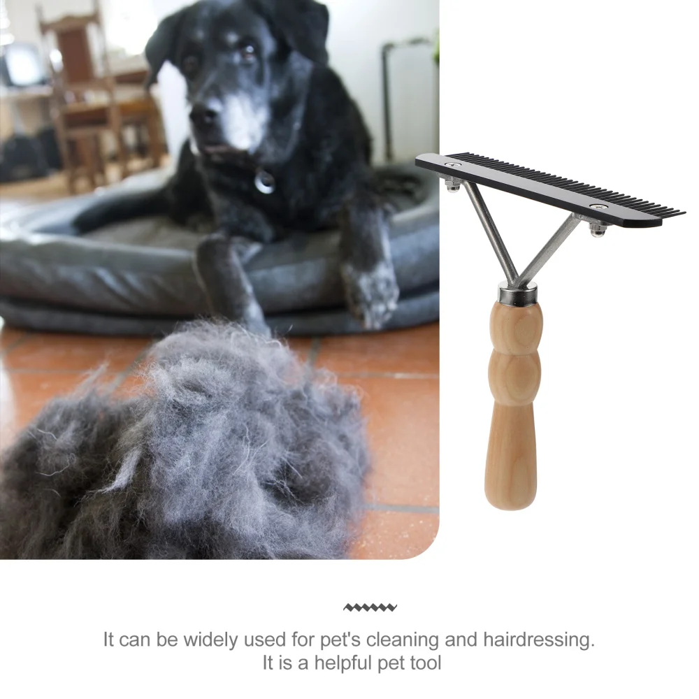 

Dog Rake Comb Pet Hair Grooming Comb Single Row Comb Pet Hair Removal Tool