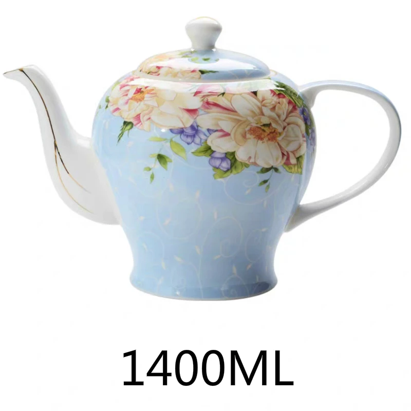 Чайник керамический из костяного фарфора 400/900/1400 мл | Дом и сад