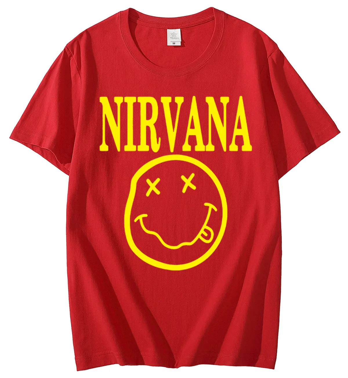 

Nirvana T-shirt Men/Women Summer Cotton Tops Tees Print T Shirt Men Loose O-neck T-shirts Homme Fashion Men's Oversized Tshirts
