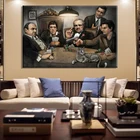 Классические кинофильмы, гангстеры, Крестный отец, фотокартина, настенные картины, плакаты и принты для декора гостиной