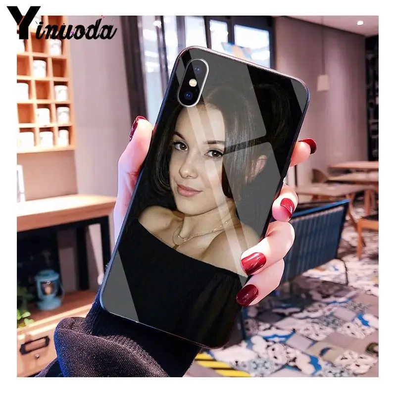11pro MAX Millie Bobby коричневая Милая Новинка чехол для телефона Fundas Apple iPhone 8 7 6 6S Plus X XS XR