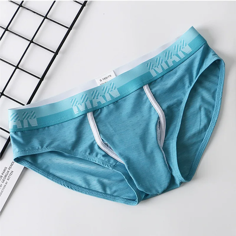 4 Pcs New Elephant Nose Briefs Cotton Soft Underwear Man's Quick Dry Comfortable Elastic Panties Close-Fitting Men's Leggings