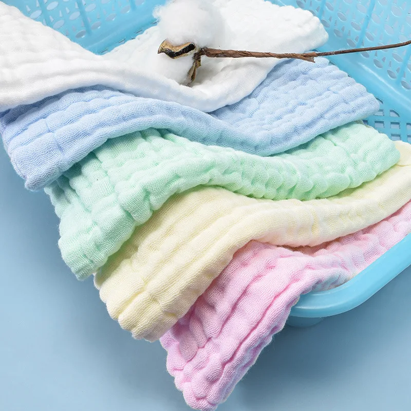 

1pcs Baby Feeding Towel Soft Gauze Bath Towel square handkerchief baby face towel Newborn Saliva Towel Burp Cloths Bibs