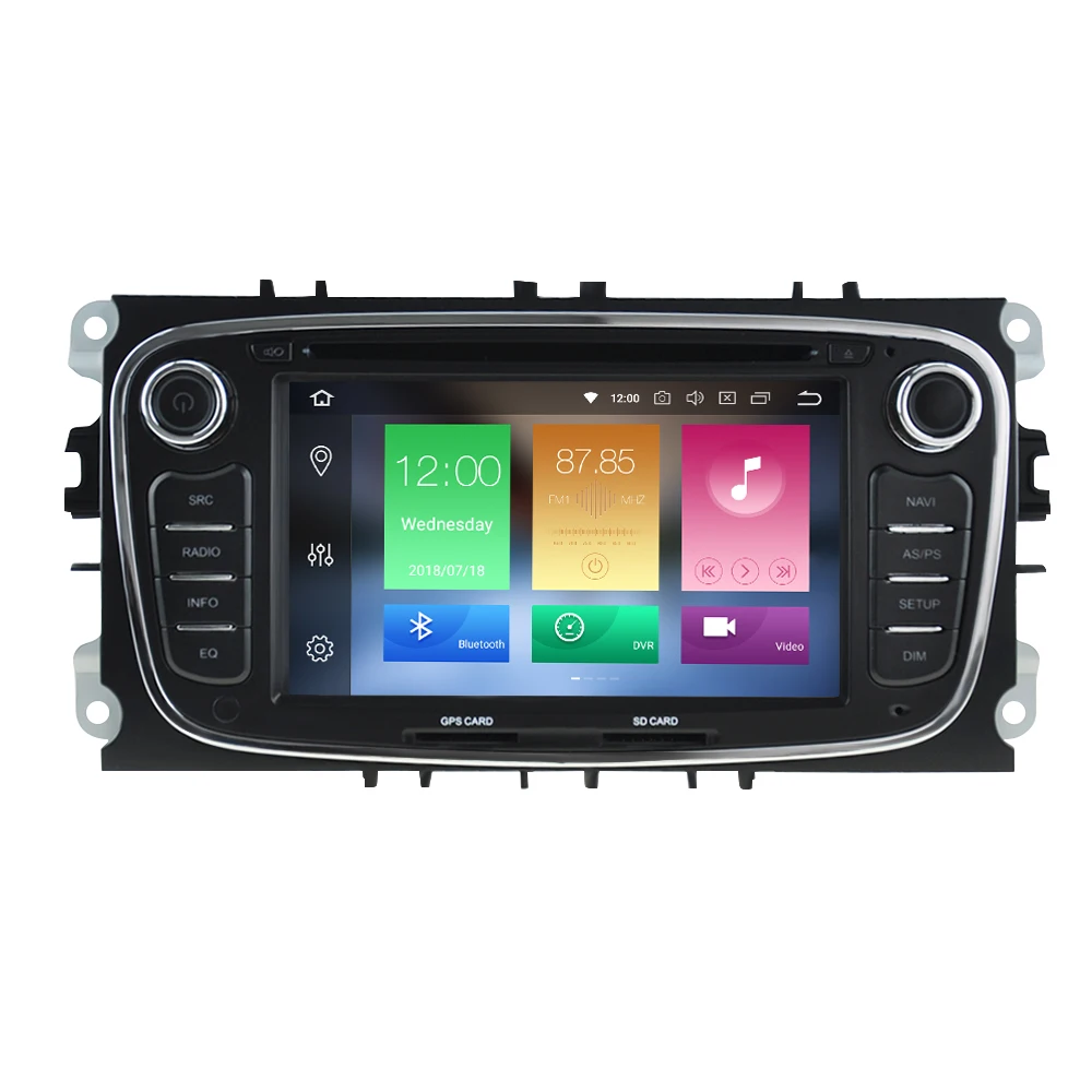 Восьмиядерный Android 9 0 автомобильный Радио GPS Навигация стерео для FORD Focus 2 2008-2010 Mondeo