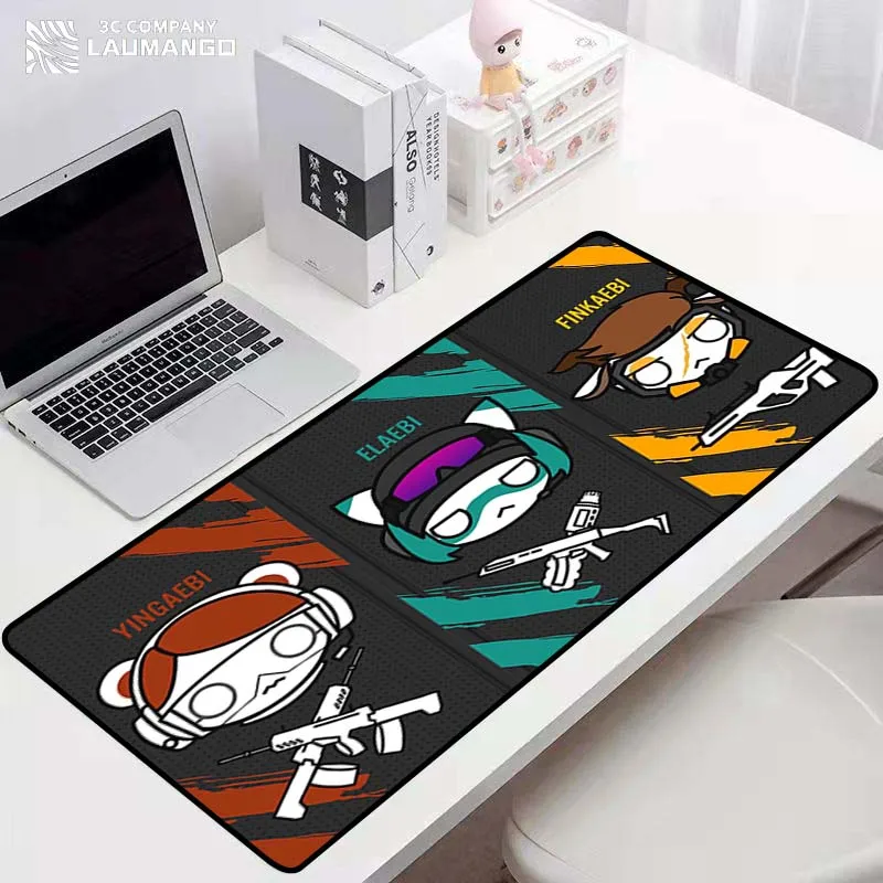 

Anime Mouse Pad Xl Rainbow Six Siege Mausepad Pc Mats Mouse for Computer Rubber Mat Mousepad Gamer Accessories Gaming Laptop