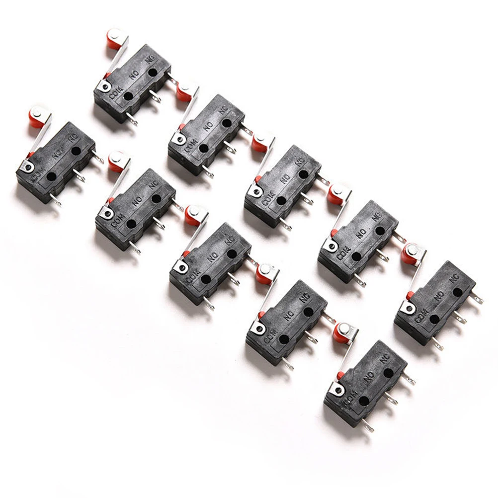 10 шт./компл. мини 3-контактный тактовый выключатель KW12-3 5A 250V круглый Ручка часы