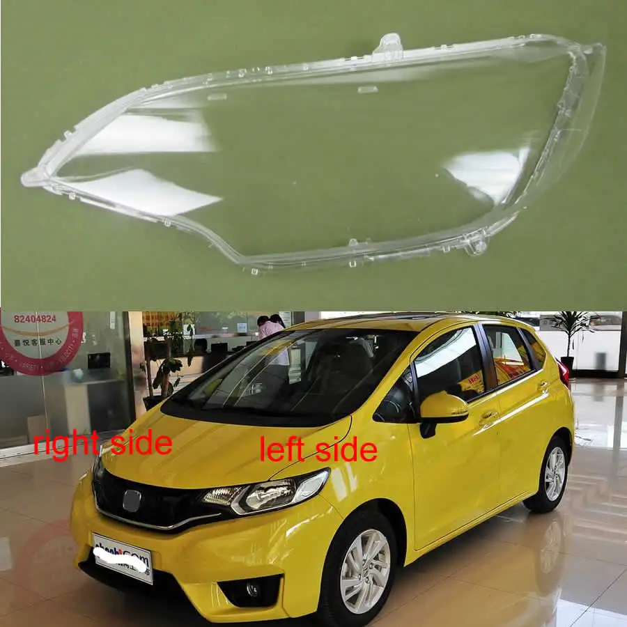 Чехол для фар Honda Fit GK5 хэтчбек 2014 2015 2016 2017 2018 стеклянный прозрачный абажур маска