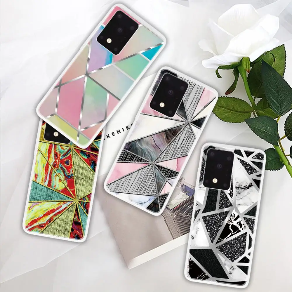 Матовый мраморный чехол для телефона Samsung Galaxy S8 S9 S10 S11 S20 Lite Plus Ultra Note 10 Pro A10 A20 A30 A50 A70