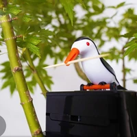 new small bird automatic toothpick dispenser toothpick container cute table decoration ornament kitchen accessories random color