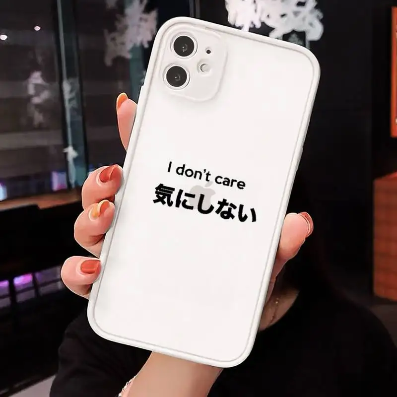 

Japanese Harajuku Manga Comics Phone Case Matte For iPhone 12 Mini 11 Pro XR XS Max 7 8 Plus X Hard PC Back Cover