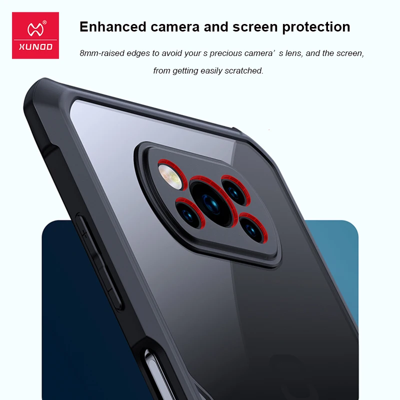 Чехол для POCO X3 NFC чехол Xundd с &quotвоздушной подушкой&quot Pocophone M3 F2 F3 Pro защитный