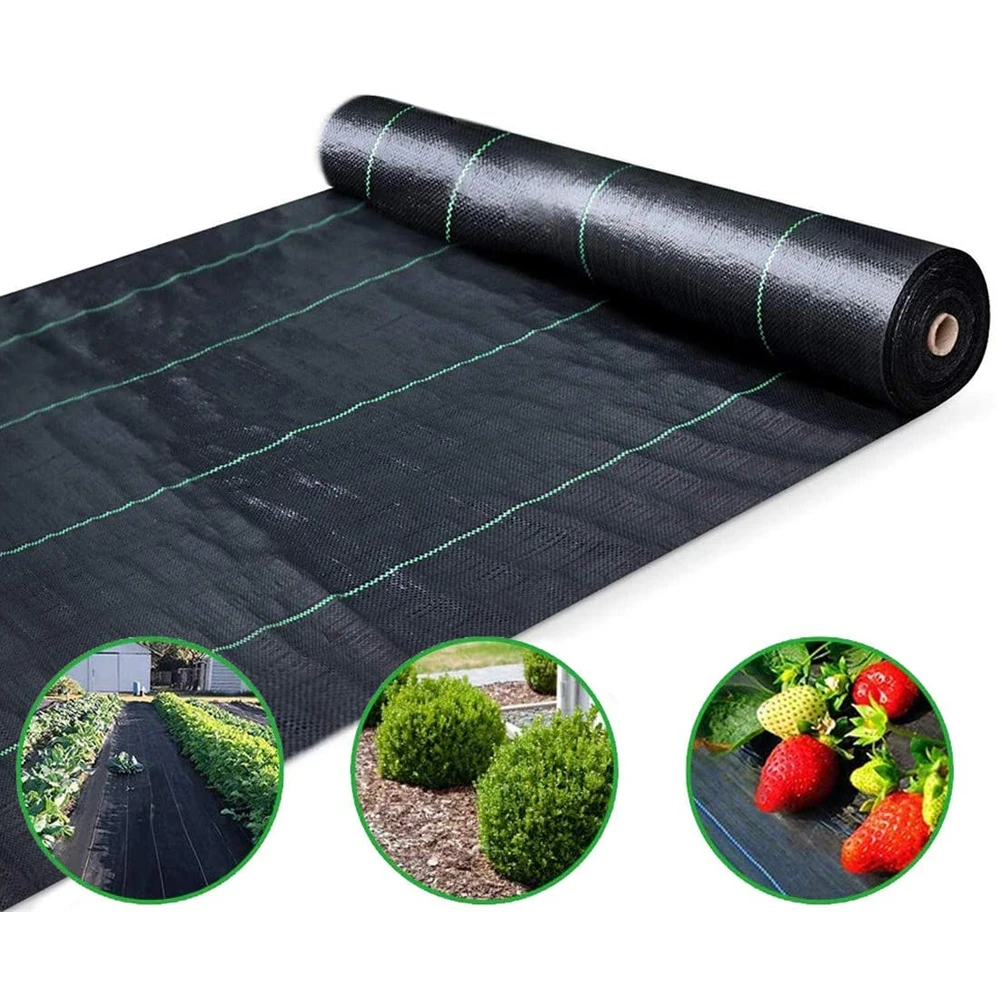 

2/3/5/10m Weed Fabric Agriculture Greenhouse Garden Weed Control Fabric Barrier Ground Membrane Cover Weed Barrier Cloth Covers