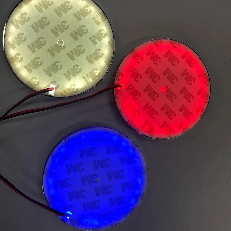 Автомобильная задняя этикетка Звездная эмблема Светодиодная подсветка логотип