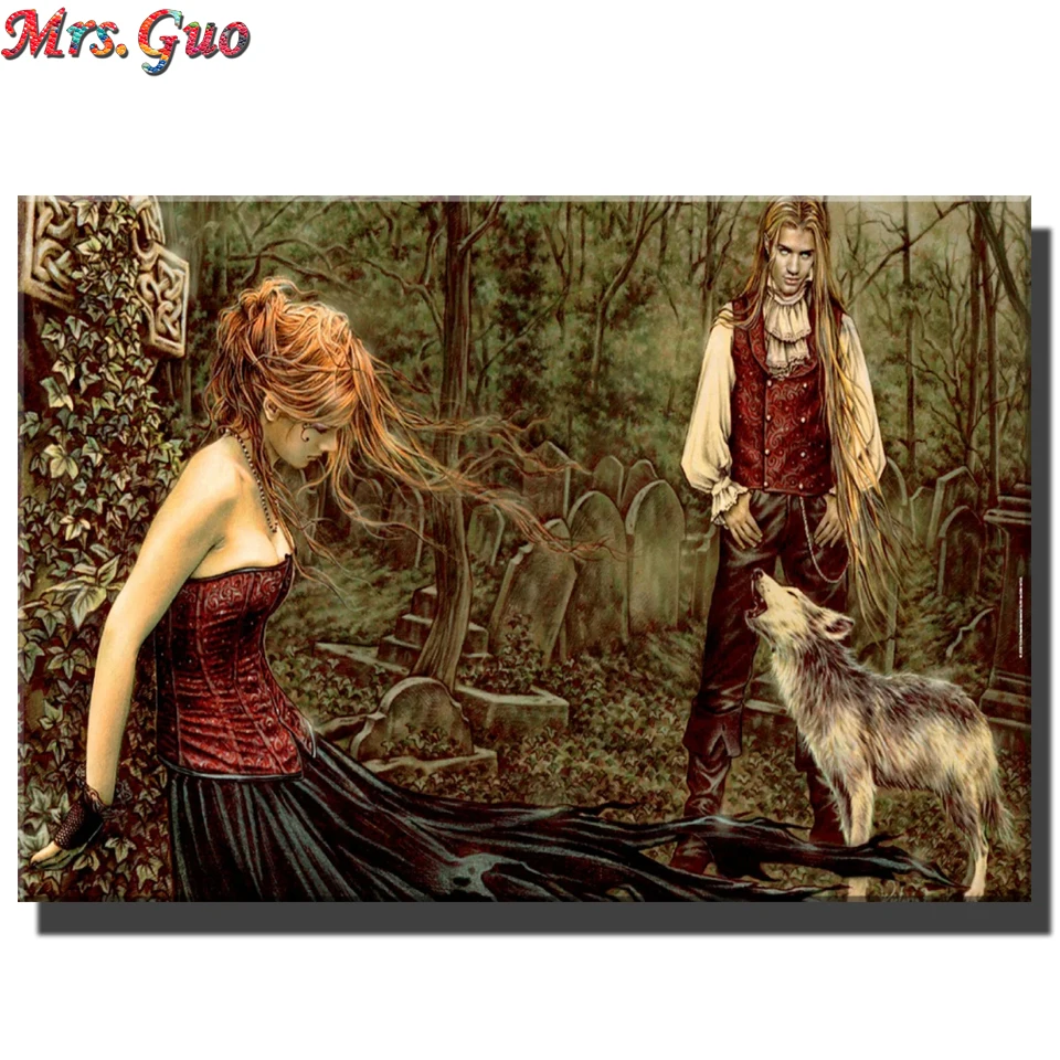 Алмазная живопись сделай сам полная вышивка квадратными и круглыми стразами 5D