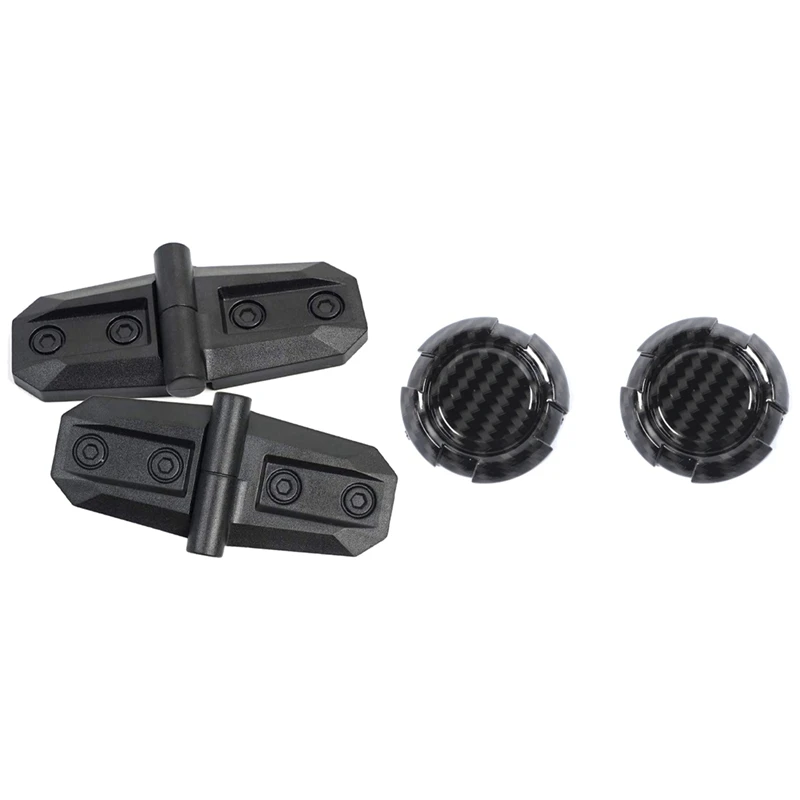 

2 шт., защитная крышка для автомобильной двери для Suzuki Jimny 2019 2020 ABS из углеродного волокна и 2 шт.