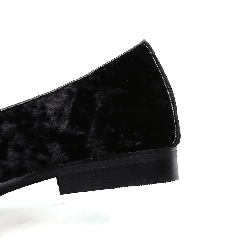 Men's Suede Soft Penny Loafers Embroidered Design Flat Slip-On Formal Men's Velvet Loafer Dress Shoes Size 6~13 chaussure homme