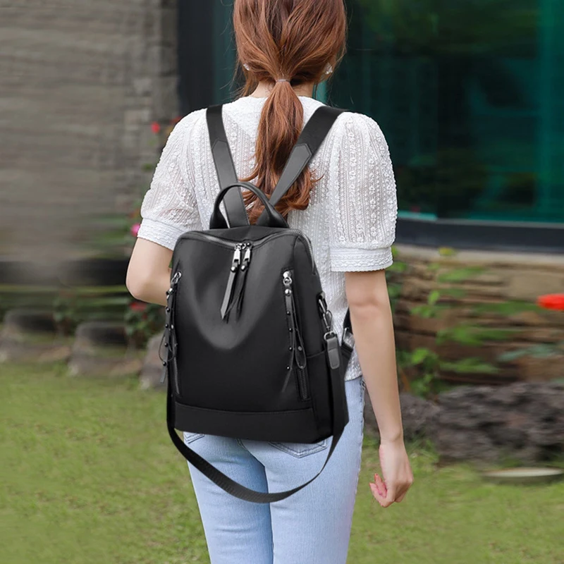

Ladies Backpack Waterproof Lightweight Handbag Oxford Backpack Travel Backpack Women Shoulder Bag