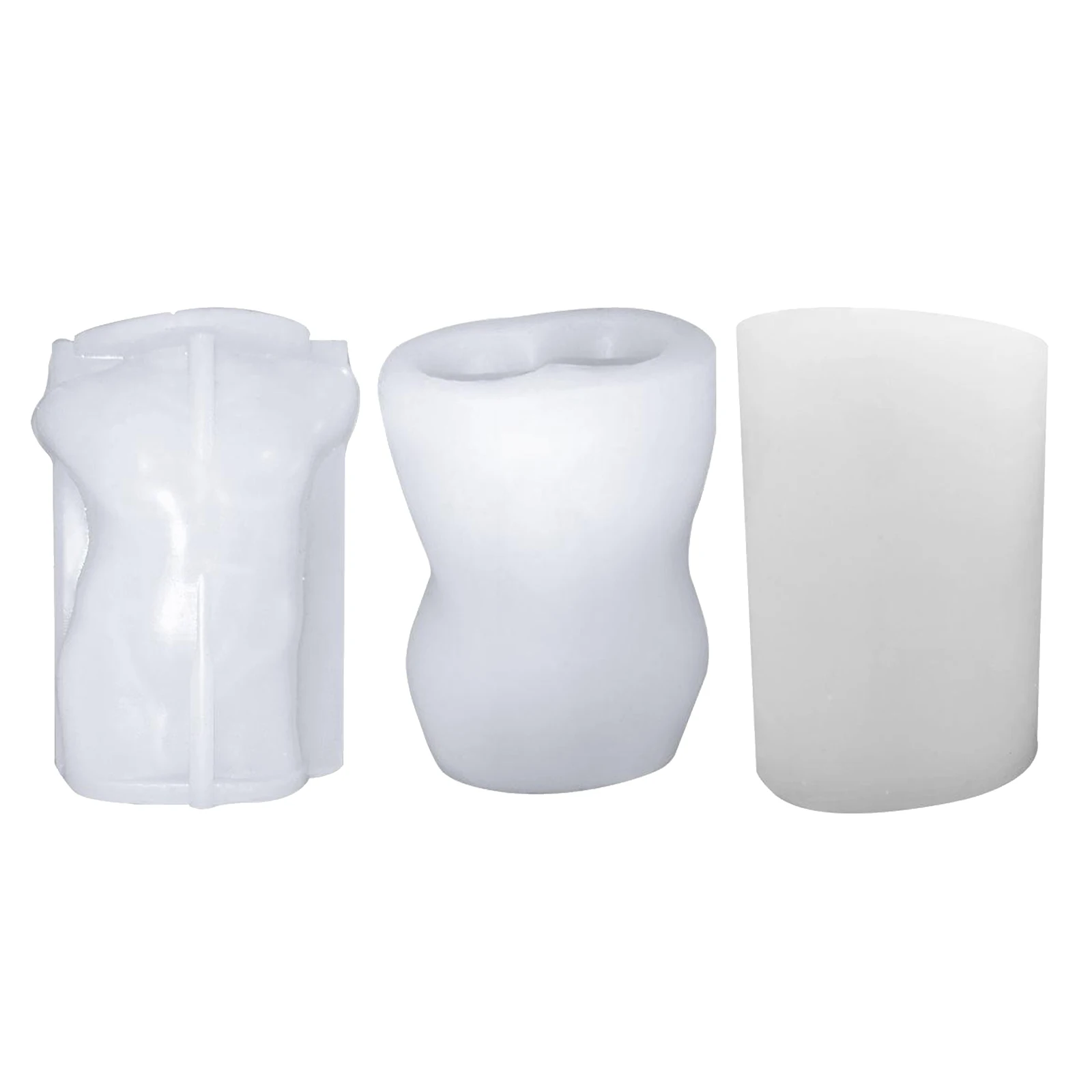 Форма для свечей 3D формы литья на теле человека изготовление мыла искусство