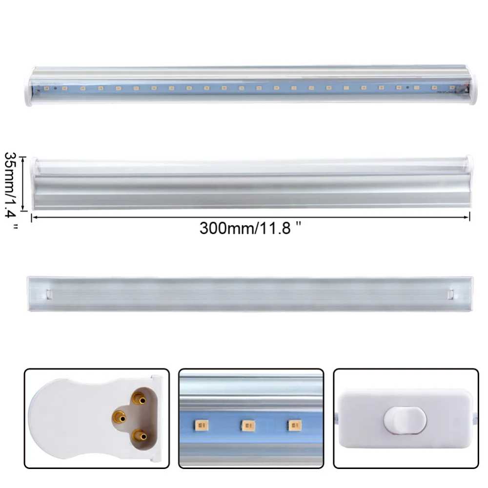 

5w 24 Led Growing Light Aquarium Led Lamp For Potted Plants Seeding Vegetables High Efficient&energy-Saving Compensate Light