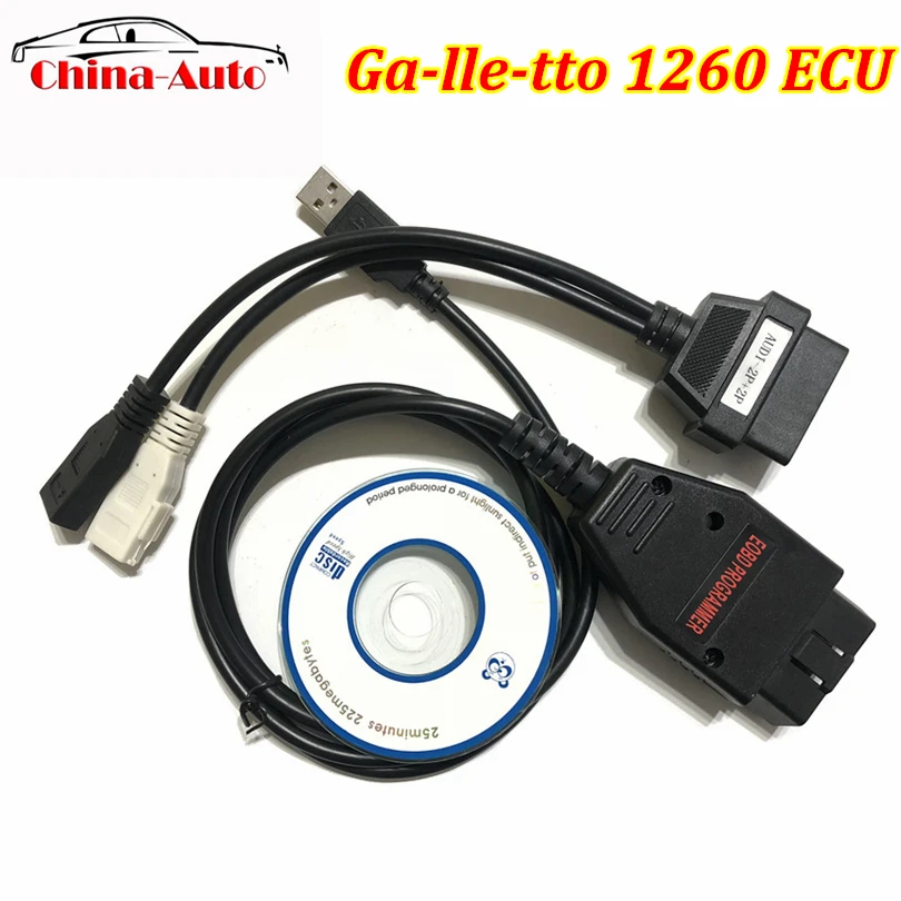 10 шт. 1260 ecu Авто сканер ECU чип тюнинговый инструмент Gall-etto Flasher Высокая Распродажа