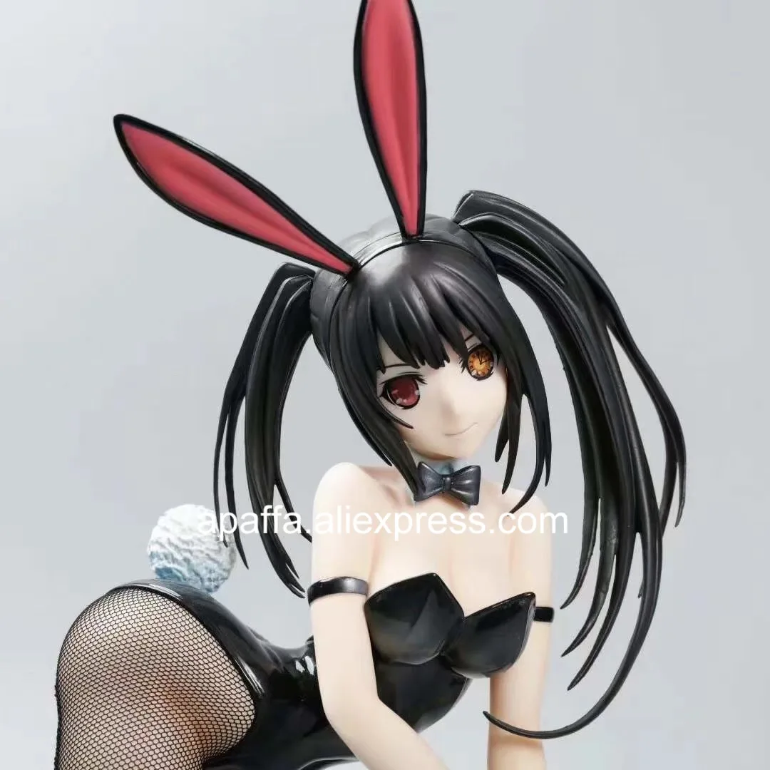 

27cm B-STYLE Date A Live III Kurumi Tokisaki Bunny Sexy Girl Anime Figure Tokisaki Kurumi Nightmare Bunny PVC Action Figure Toys