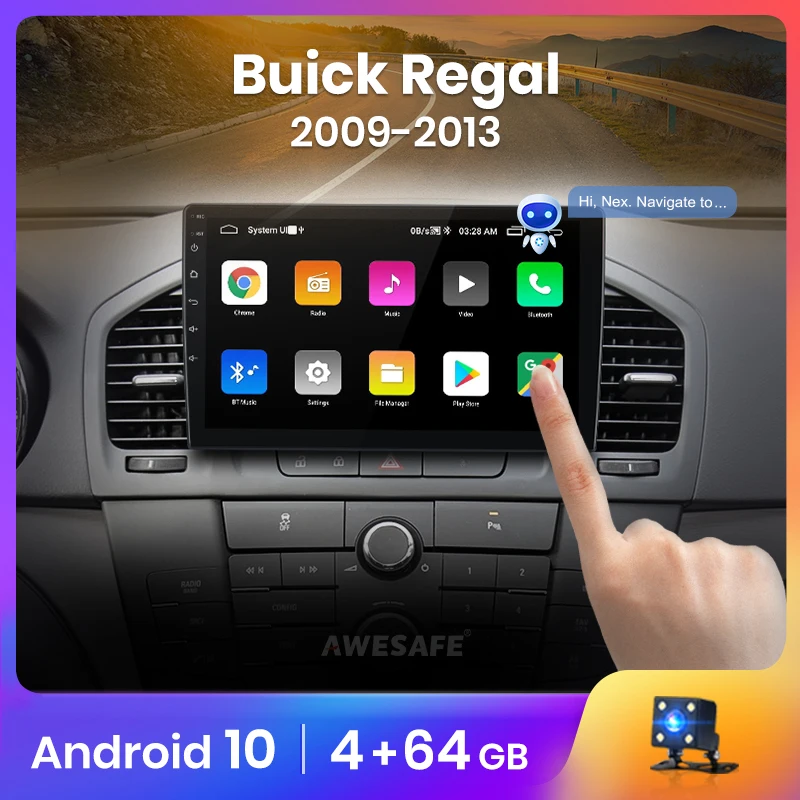 Автомагнитола AWESAFE PX9 для Opel Insignia 1 2008 2013 мультимедийный плеер 2 Din Android Авторадио GPS