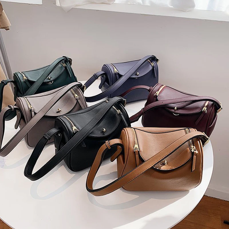 

women shoulder bags Autumn and winter new PU Leather Ladies Hand Bags Tote bag High Quality Crossbody Bags Designer