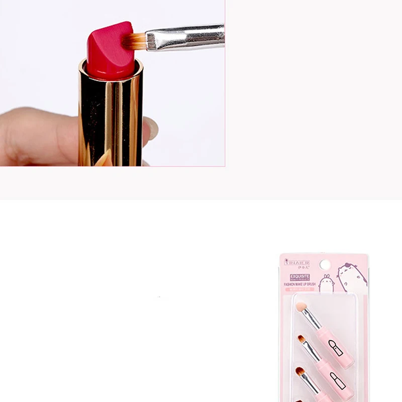 

Makeup Brush Pink Professional Of Mini Size Makeup Brushes Multifunctional Portable Makeup Brush