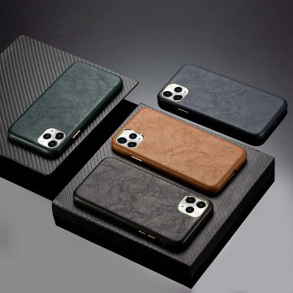 High-End Artificial Leather Phone Case For iPhone 12 PRO MAX XSMAX XR XS X 8 7 Plus 12 MINI 11 Pro Back Cover For iPhone 7 Coque