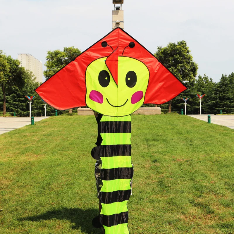 Высококачественный воздушный змей с насекомым и длинным хвостом 6 метров |