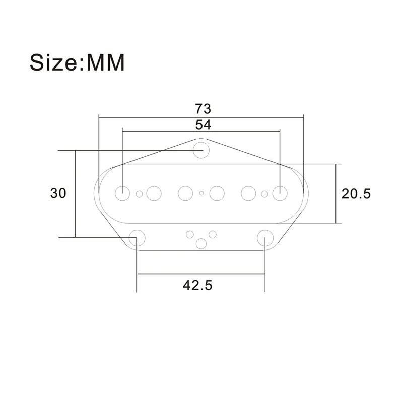 ALLMusic черный стандартный акустический мост со свинцовым сигналом для