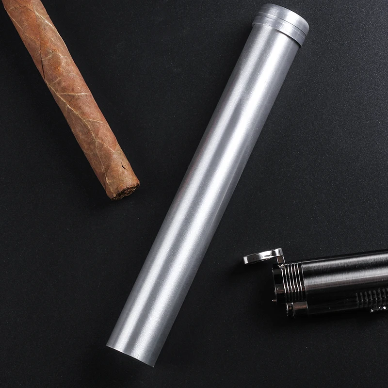 Бесплатная доставка 1 шт. классический алюминиевый чехол для портсигар