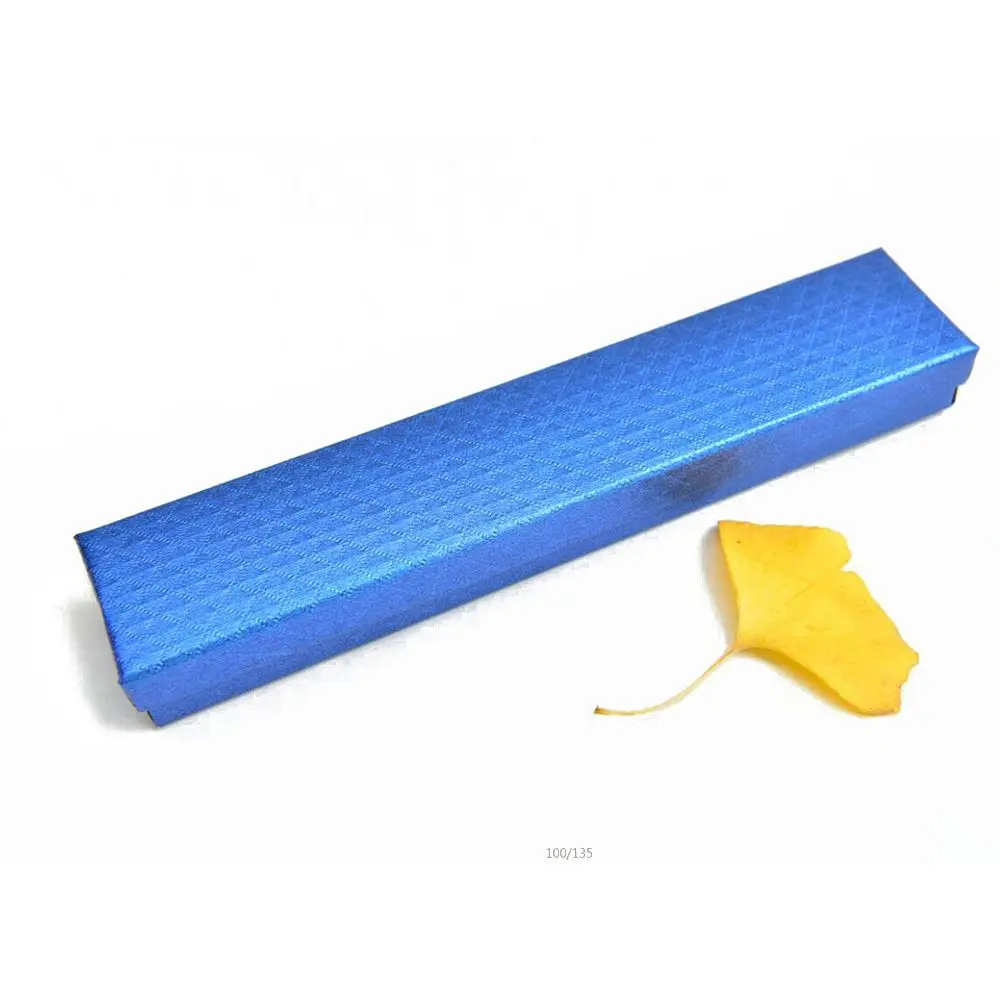 21x4x2.5cm-blue 21*4 см изысканные ювелирные изделия дисплей коробки длинное ожерелье упаковка подарок чехол многоцветная коробка торговля геометрические узоры 1 шт - Цвет: 21x4x2.5cm-blue