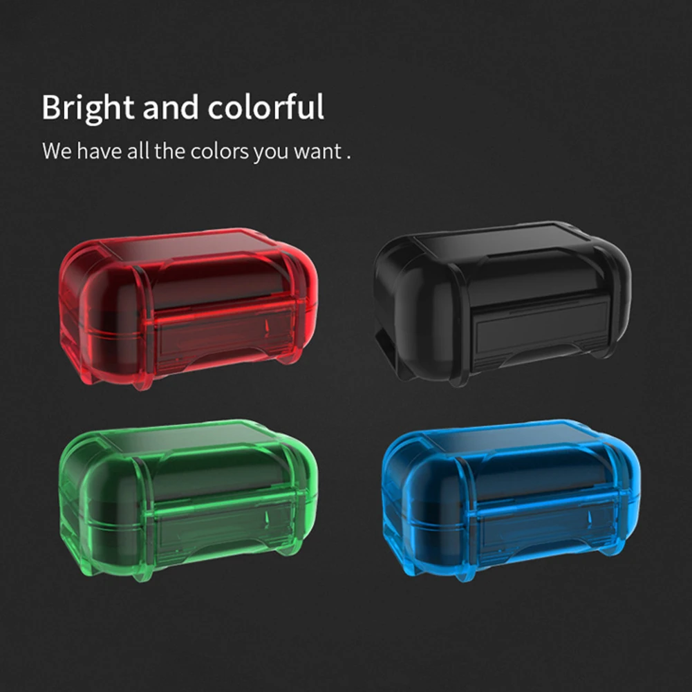 

Waterproof Earphone Case ABS Resin Hard Carrying Case Storage Box for In Ear Earbuds Organizer Case 88x68x41mm