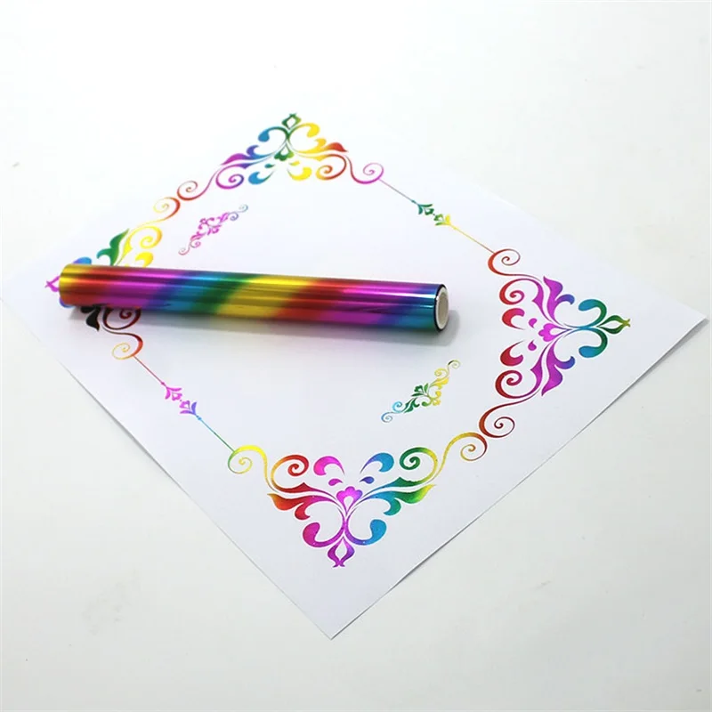 Золотая фольга для горячего тиснения 5 м х 1 рулон с лазерным принтером и тонером