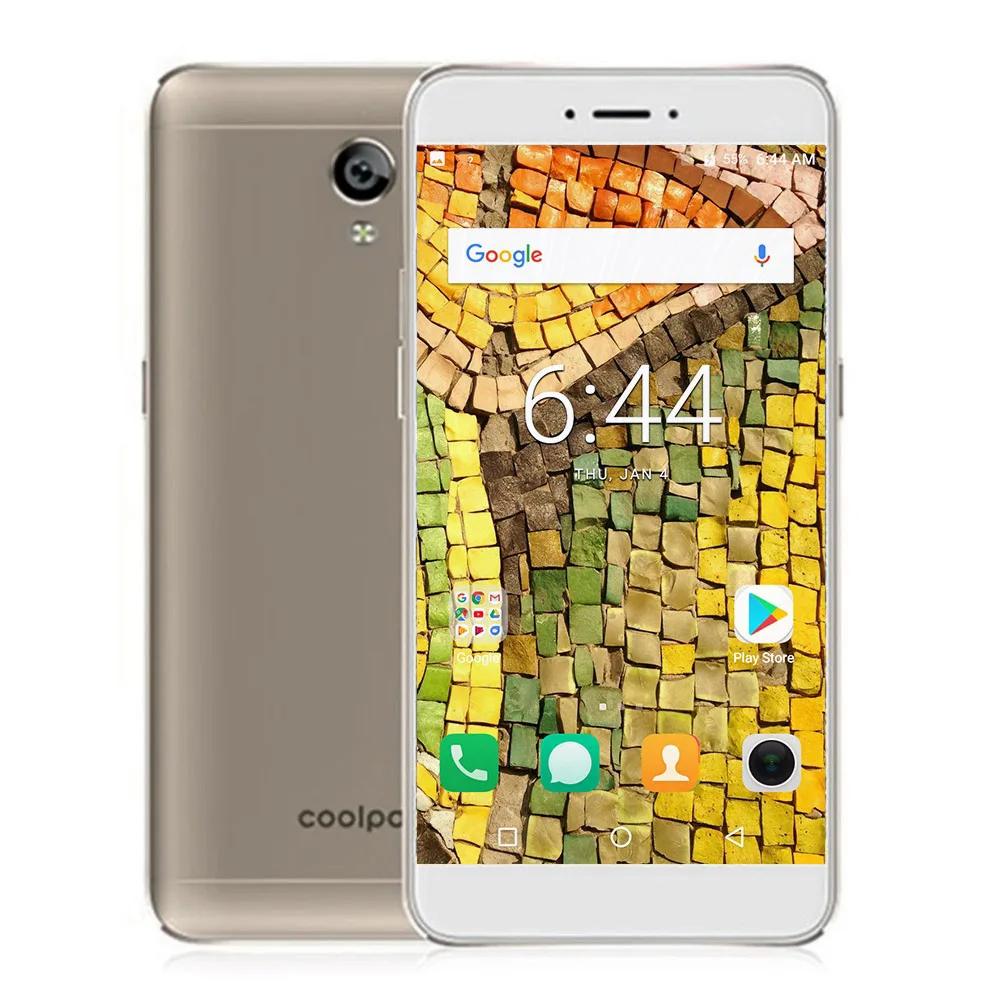 Новый Coolpad E2C 4G 5 0 дюймов HD дисплей Snapdragon MSM8909 четырехъядерный 1 ГБ 16 2500 мАч 8 Мп