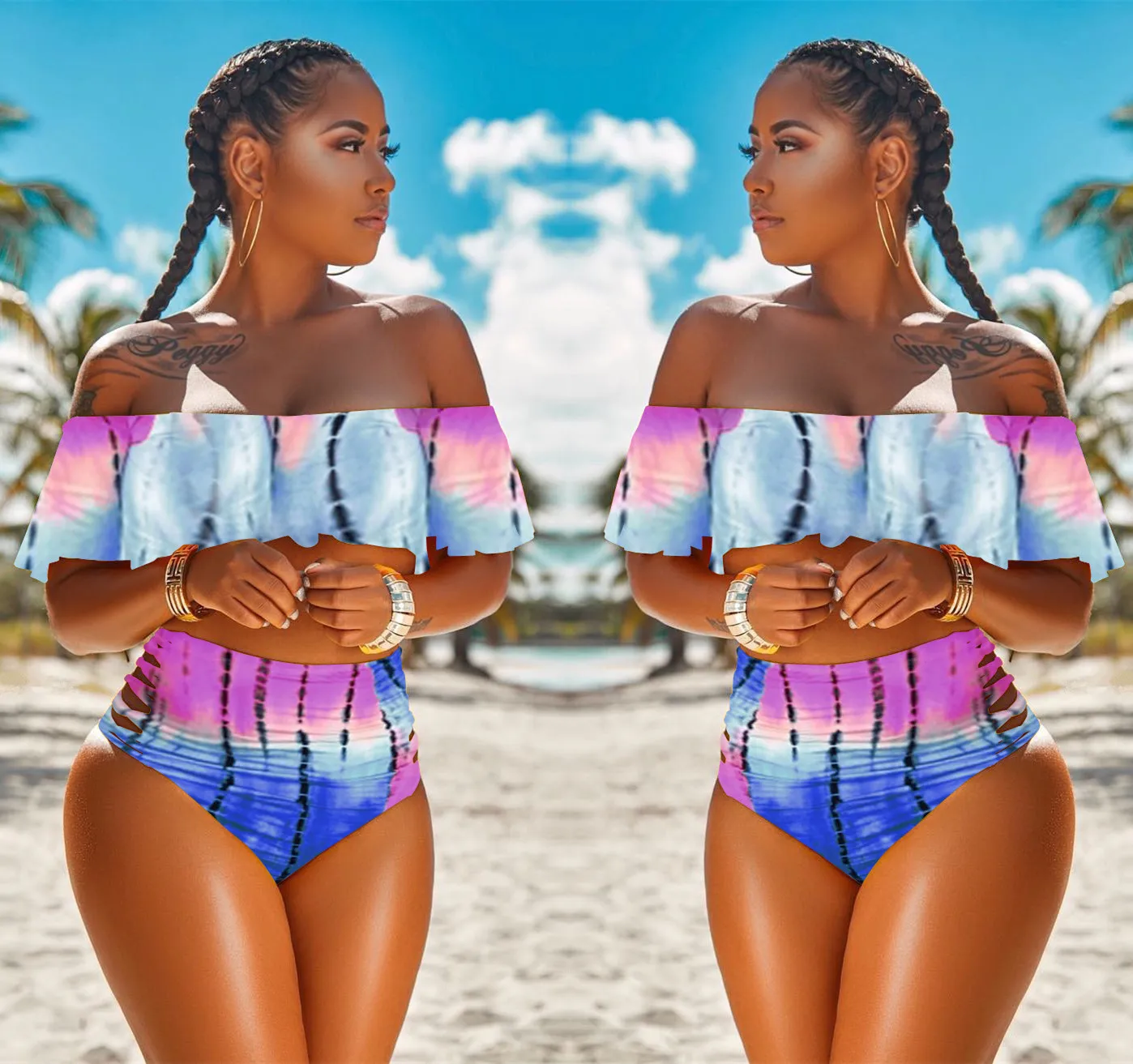 

2021 Летний Новый стиль сексуальный темпераментный Модный женский купальник из 2 частей