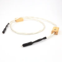 pair hifi audio 110ohm rca plug coaxial digital aesebu interconnect cable